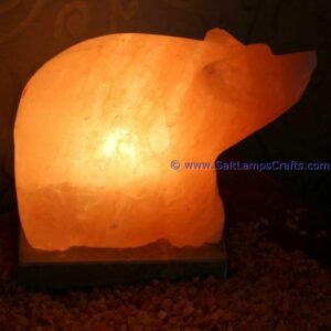 himalayanpinkrocksaltbearanimalslampsnightlightdesklampsidetablesaltlampshomeofficedecorsaltlightauthenticpakistan01 Salt Lamps Crafts Manufacture and Exporter