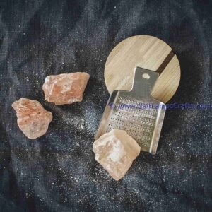 himalayanpinkrocksaltchunkswithmetalgraterandwoodenholderforcookingtasteorganicrocksaltpurestsaltonearth10 Salt Lamps Crafts Manufacture and Exporter