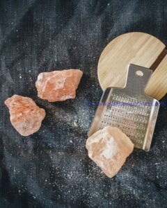 himalayanpinkrocksaltchunkswithmetalgraterandwoodenholderforcookingtasteorganicrocksaltpurestsaltonearth16 Salt Lamps Crafts Manufacture and Exporter