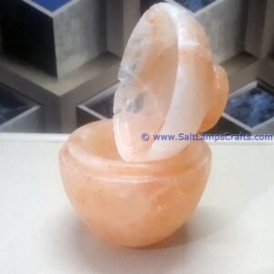 himalayanpinksaltjarwithlidstoragecanisterforsaltspicesandnutstokeepfreshperfectforstoringpreserving04 Salt Lamps Crafts Manufacture and Exporter