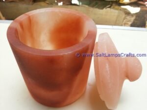 himalayanpinksaltjarwithlidstoragecanisterforsaltspicesandnutstokeepfreshperfectforstoringpreserving15 Salt Lamps Crafts Manufacture and Exporter