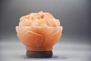himalayanpinksaltlampscraftedfirebowlwithnaturalcrystalsaltchunkspremiumqualitynighlampstrendyhomedecoruniquegiftideasauthenticfrompakistan06 Salt Lamps Crafts Manufacture and Exporter