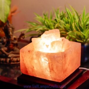 himalayanpinksaltlampscubesquarefirebowlwithnaturalcrystalsaltchunkspremiumqualitynighlampstrendyhomedecoruniquegiftideasauthenticfrompakistan04 Salt Lamps Crafts Manufacture and Exporter
