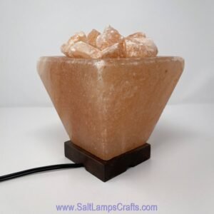 himalayanpinksaltlampscubesquarefirebowlwithnaturalcrystalsaltchunkspremiumqualitynighlampstrendyhomedecoruniquegiftideasauthenticfrompakistan18 Salt Lamps Crafts Manufacture and Exporter