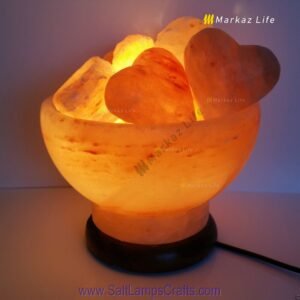 himalayanpinksaltlampsfirebowlwithnaturalcrystalsaltheartsmassgestonespremiumqualitynighlampstrendyhomedecoruniquegiftideasauthenticfrompakistan20 Salt Lamps Crafts Manufacture and Exporter