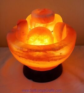 himalayanpinksaltlampsfirebowlwithnaturalcrystalsaltpalmmassgestonespremiumqualitynighlampstrendyhomedecoruniquegiftideasauthenticfrompakistan08 Salt Lamps Crafts Manufacture and Exporter