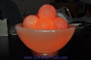 himalayanpinksaltlampsfirebowlwithnaturalcrystalsaltspheremassgestonespremiumqualitynighlampstrendyhomedecoruniquegiftideasauthenticfrompakistan09 Salt Lamps Crafts Manufacture and Exporter