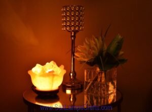 himalayanpinksaltlampsflowerdesignfirebowlwithnaturalcrystalsaltchunkspremiumqualitynighlampstrendyhomedecoruniquegiftideasauthenticfrompakistan03 Salt Lamps Crafts Manufacture and Exporter