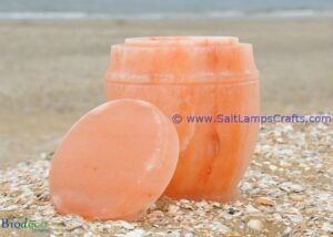himalayansaltbiodegradableurnlargesizehimalayanrocksaltcremationurnforwaterburialpeturnecofriendlyadulturn15 Salt Lamps Crafts Manufacture and Exporter