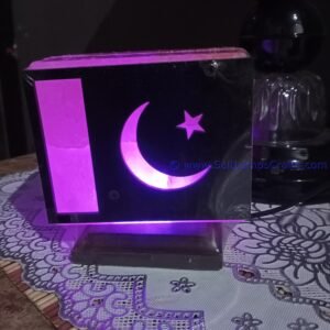 himalayansaltlampwith3ddesignprintswoodrectangledesignarabicpattern3dshapesaltlampluxurysaltlamphomedecorideas01 Salt Lamps Crafts Manufacture and Exporter