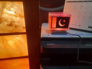 himalayansaltlampwith3ddesignprintswoodrectangledesignarabicpattern3dshapesaltlampluxurysaltlamphomedecorideas04 Salt Lamps Crafts Manufacture and Exporter