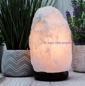 himalayanwhitesaltlamp23kgnaturalcrystalrockshapepremiumqualitynighlampstrendyhomedecoruniquegiftideasauthenticfrompakistan20 Salt Lamps Crafts Manufacture and Exporter