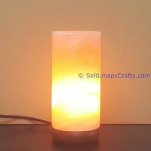 cylinderdesigncraftedhimalayansaltlampperfectfordesksidetablenightlighthomeoffice13 Salt Lamps Crafts Manufacture and Exporter