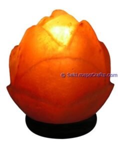 flowerdesigncraftedhimalayansaltlampperfectfordesksidetablenightlighthomeoffice03 Salt Lamps Crafts Manufacture and Exporter