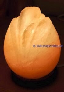 flowerdesigncraftedhimalayansaltlampperfectfordesksidetablenightlighthomeoffice04 Salt Lamps Crafts Manufacture and Exporter