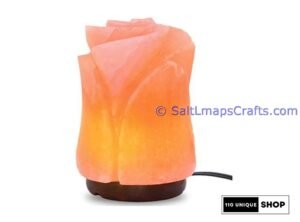 flowerdesigncraftedhimalayansaltlampperfectfordesksidetablenightlighthomeoffice08 Salt Lamps Crafts Manufacture and Exporter
