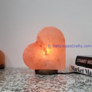 heartdesigncraftedhimalayansaltlampperfectfordesksidetablenightlighthomeoffice08 Salt Lamps Crafts Manufacture and Exporter