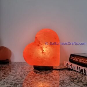 heartdesigncraftedhimalayansaltlampperfectfordesksidetablenightlighthomeoffice11 Salt Lamps Crafts Manufacture and Exporter
