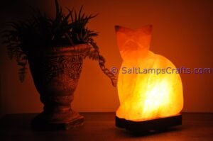 himalayanpinkrocksaltcatanimalslampsnightlightdesklampsidetablesaltlampshomeofficedecorsaltlightauthenticpakistan08 Salt Lamps Crafts Manufacture and Exporter