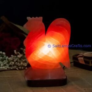 himalayanpinkrocksaltroosteranimalslampsnightlightdesklampsidetablesaltlampshomeofficedecorsaltlightauthenticpakistan10 Salt Lamps Crafts Manufacture and Exporter