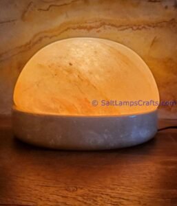 himalayanpinksaltdetoxdomelampwithmarblebaseforfootandhanddetoxlampmassagelampwarmmassageremovetoxinsandrelaxtiredachyfeet44 Salt Lamps Crafts Manufacture and Exporter