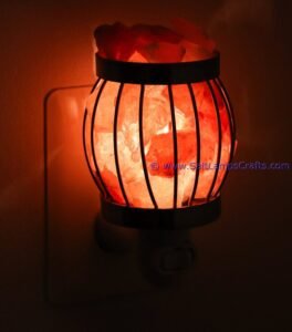 himalayansaltlampnightlightovaldesignironbasketwithcrystalsaltchunkswallhangingrocksaltlampforbedroomsnightlightpluginwalllightforhomedecor08 Salt Lamps Crafts Manufacture and Exporter