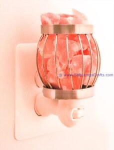 himalayansaltlampnightlightovaldesignironbasketwithcrystalsaltchunkswallhangingrocksaltlampforbedroomsnightlightpluginwalllightforhomedecor10 Salt Lamps Crafts Manufacture and Exporter