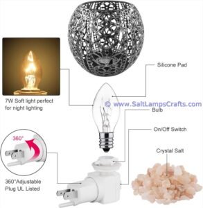 himalayansaltlampnightlightsphererdesignironbasketwithcrystalsaltchunkswallhangingrocksaltlampforbedroomsnightlightpluginwalllightforhomedecor03 Salt Lamps Crafts Manufacture and Exporter