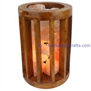 himalayansaltlampscylinderdesignwoodenbasketwithchunksforhomeofficehoteldecoryogapurifyingairwarmandromanticnightlightlamp19 Salt Lamps Crafts Manufacture and Exporter