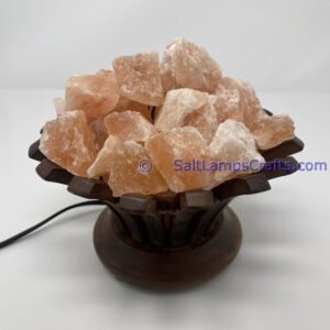 himalayansaltlampsflowerdesignwoodenbasketwithchunksforhomeofficehoteldecoryogapurifyingairwarmandromanticnightlightlamp02 Salt Lamps Crafts Manufacture and Exporter