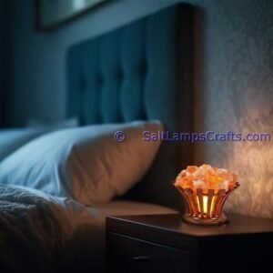 himalayansaltlampsflowerdesignwoodenbasketwithchunksforhomeofficehoteldecoryogapurifyingairwarmandromanticnightlightlamp11 Salt Lamps Crafts Manufacture and Exporter