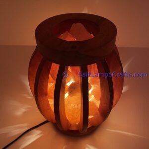 himalayansaltlampsovaldesignwoodenbasketwithchunksforhomeofficehoteldecoryogapurifyingairwarmandromanticnightlightlamp03 Salt Lamps Crafts Manufacture and Exporter