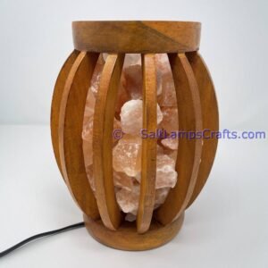 himalayansaltlampsovaldesignwoodenbasketwithchunksforhomeofficehoteldecoryogapurifyingairwarmandromanticnightlightlamp04 Salt Lamps Crafts Manufacture and Exporter