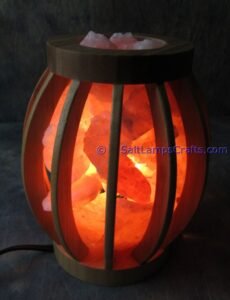 himalayansaltlampsovaldesignwoodenbasketwithchunksforhomeofficehoteldecoryogapurifyingairwarmandromanticnightlightlamp08 Salt Lamps Crafts Manufacture and Exporter