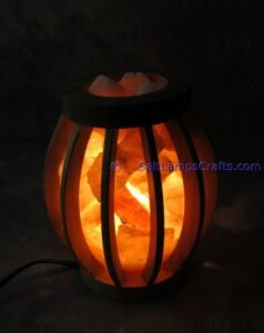 himalayansaltlampsovaldesignwoodenbasketwithchunksforhomeofficehoteldecoryogapurifyingairwarmandromanticnightlightlamp09 Salt Lamps Crafts Manufacture and Exporter
