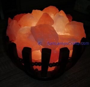 himalayansaltlampsroundbowldesignwoodenbasketwithchunksforhomeofficehoteldecoryogapurifyingairwarmandromanticnightlightlamp03 Salt Lamps Crafts Manufacture and Exporter