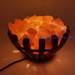 himalayansaltlampsroundbowldesignwoodenbasketwithchunksforhomeofficehoteldecoryogapurifyingairwarmandromanticnightlightlamp08 Salt Lamps Crafts Manufacture and Exporter