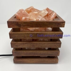 himalayansaltlampssquaredesignwoodenbasketwithchunksforhomeofficehoteldecoryogapurifyingairwarmandromanticnightlightlamp06 Salt Lamps Crafts Manufacture and Exporter