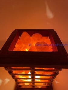 himalayansaltlampssquaredesignwoodenbasketwithchunksforhomeofficehoteldecoryogapurifyingairwarmandromanticnightlightlamp16 Salt Lamps Crafts Manufacture and Exporter