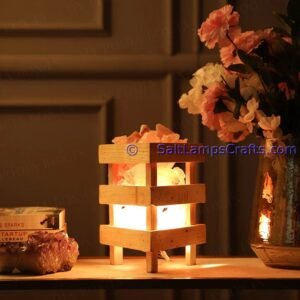 himalayansaltlampstriangledesignwoodenbasketwithchunksforhomeofficehoteldecoryogapurifyingairwarmandromanticnightlightlamp10 Salt Lamps Crafts Manufacture and Exporter
