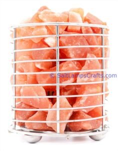 himalayansaltlampswithchunkscylindermetalbasketforhomeofficehoteldecoryogapurifyingairwarmandromanticnightlightwithsolidwoodouterframe18 Salt Lamps Crafts Manufacture and Exporter