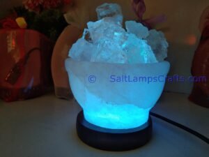 himalayansaltusblampsbowlswithchunksrealwoodbasepinksaltcrystalsmulticolorledswithusbplugautocolorchangehealingmeditationrelaxation11 Salt Lamps Crafts Manufacture and Exporter