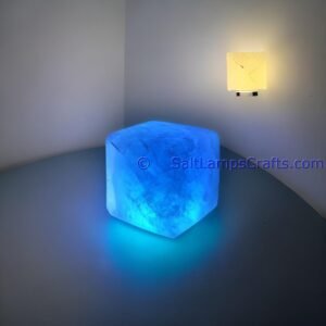 himalayansaltusblampscubeshaperealwoodbasepinksaltcrystalsmulticolorledswithusbplugautocolorchangehealingmeditationrelaxation10 Salt Lamps Crafts Manufacture and Exporter