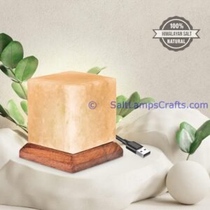 himalayansaltusblampscubeshaperealwoodbasepinksaltcrystalsmulticolorledswithusbplugautocolorchangehealingmeditationrelaxation17 Salt Lamps Crafts Manufacture and Exporter