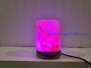 himalayansaltusblampscylindershaperealwoodbasepinksaltcrystalsmulticolorledswithusbplugautocolorchangehealingmeditationrelaxation02 Salt Lamps Crafts Manufacture and Exporter