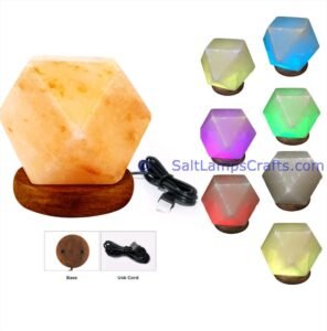 himalayansaltusblampsdiamondshaperealwoodbasepinksaltcrystalsmulticolorledswithusbplugautocolorchangehealingmeditationrelaxation06 Salt Lamps Crafts Manufacture and Exporter