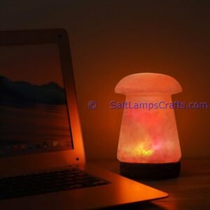 himalayansaltusblampsmushroomsshaperealwoodbasepinksaltcrystalsmulticolorledswithusbplugautocolorchangehealingmeditationrelaxation02 Salt Lamps Crafts Manufacture and Exporter