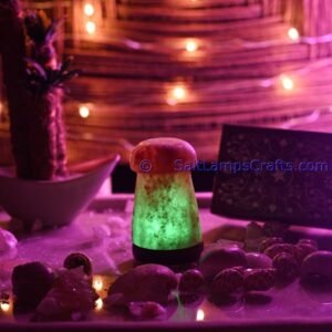 himalayansaltusblampsmushroomsshaperealwoodbasepinksaltcrystalsmulticolorledswithusbplugautocolorchangehealingmeditationrelaxation10 Salt Lamps Crafts Manufacture and Exporter