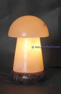 mushroomdesigncraftedhimalayansaltlampperfectfordesksidetablenightlighthomeoffice01 Salt Lamps Crafts Manufacture and Exporter