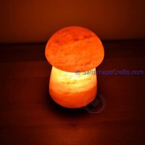 mushroomdesigncraftedhimalayansaltlampperfectfordesksidetablenightlighthomeoffice09 Salt Lamps Crafts Manufacture and Exporter